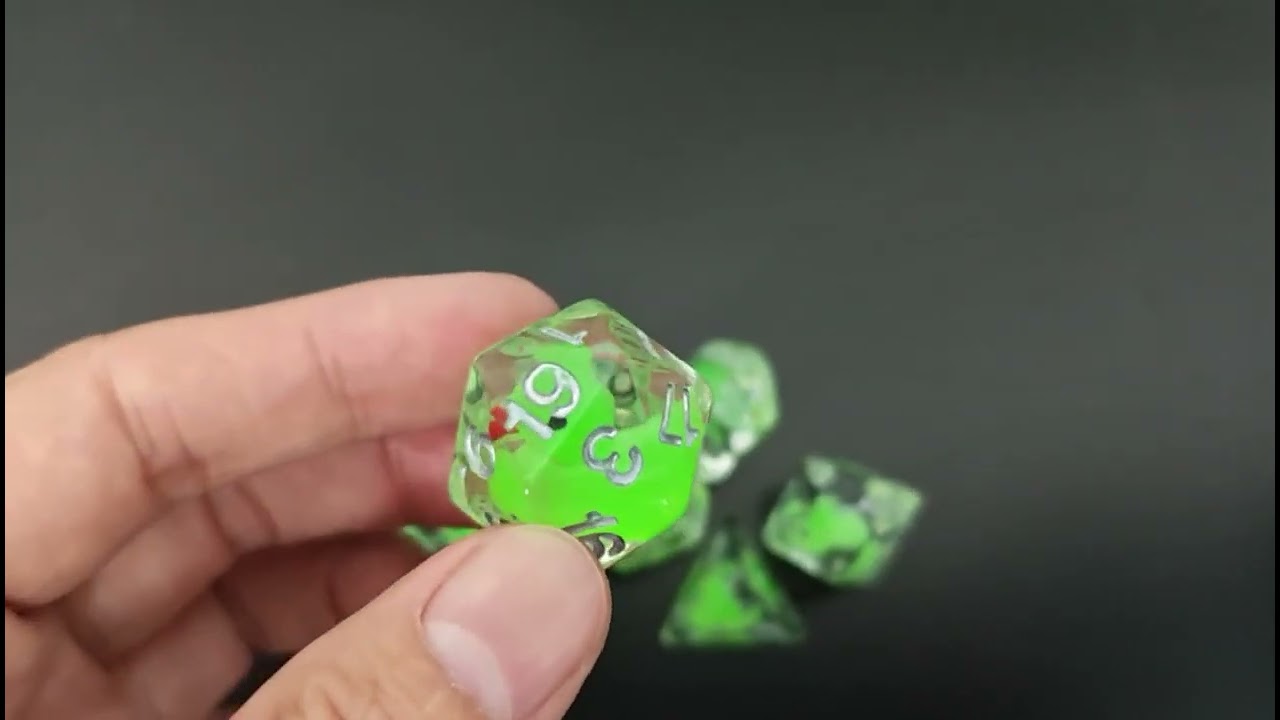 glow in the dark duck dice