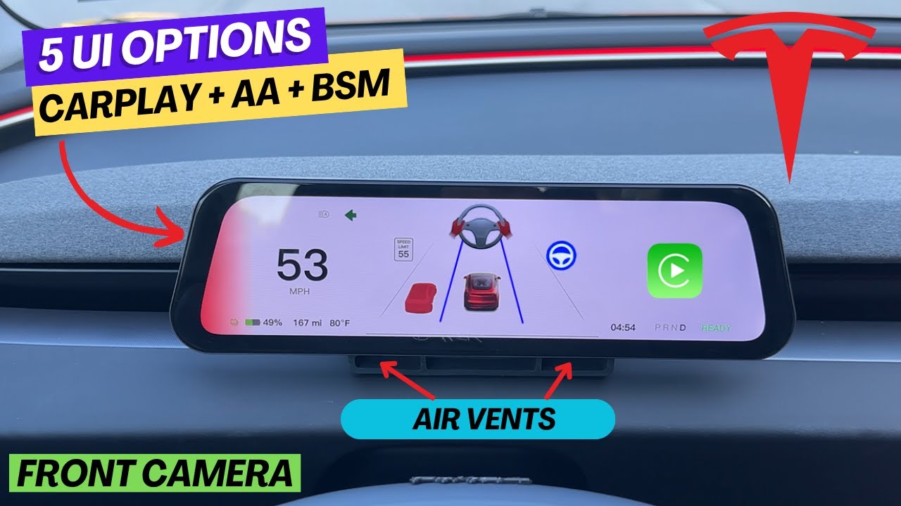 Upgraded T9 Instrument Cluster for Tesla Model 3/Y: Under $300 ULTIMATE Display!