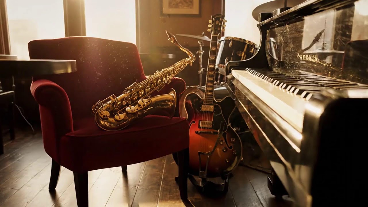 Soft Snowy Night Jazz 🌙 Tranquil Cafe Ambience & Music for Sleep & Work