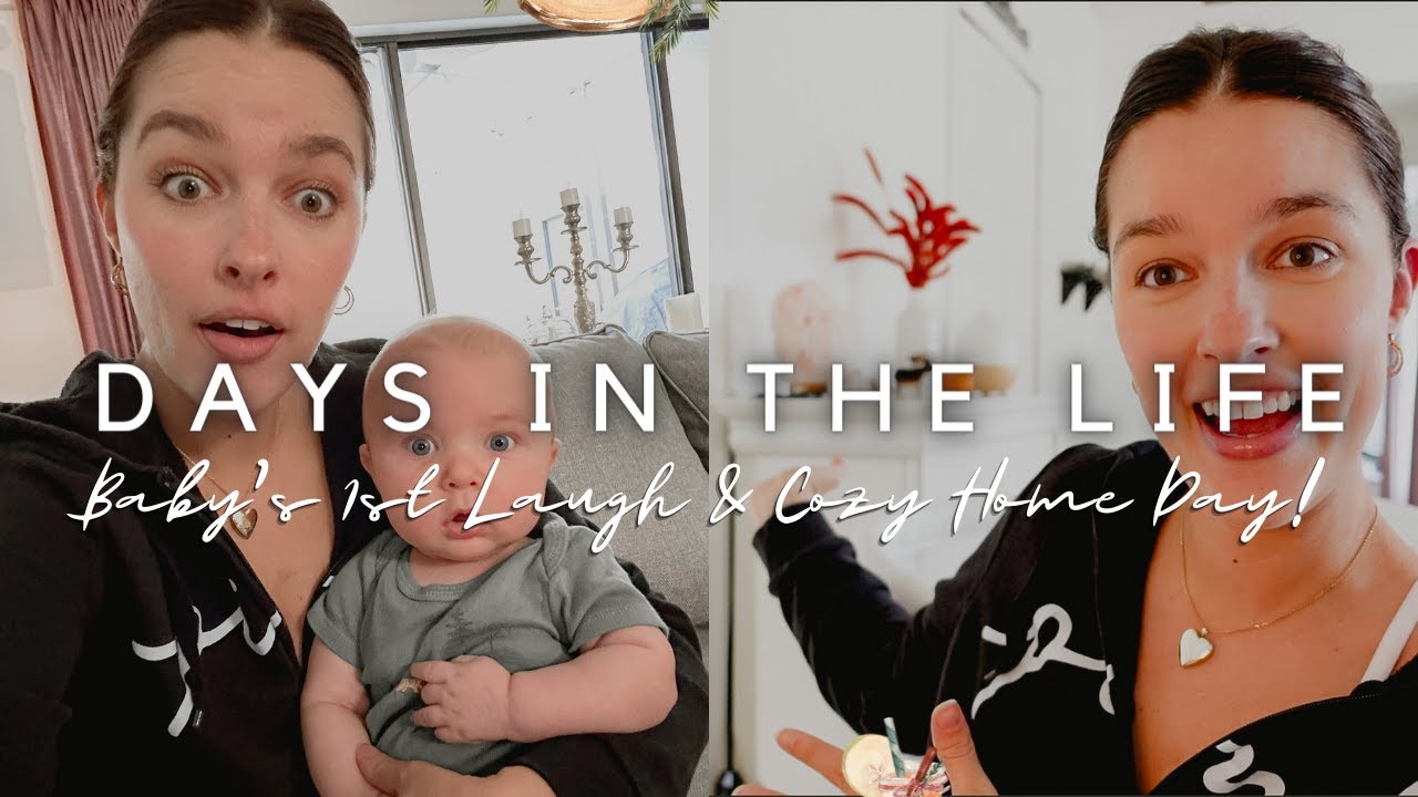 Daily Vlog | Baby's 1st Laugh & Cozy Home Vlog