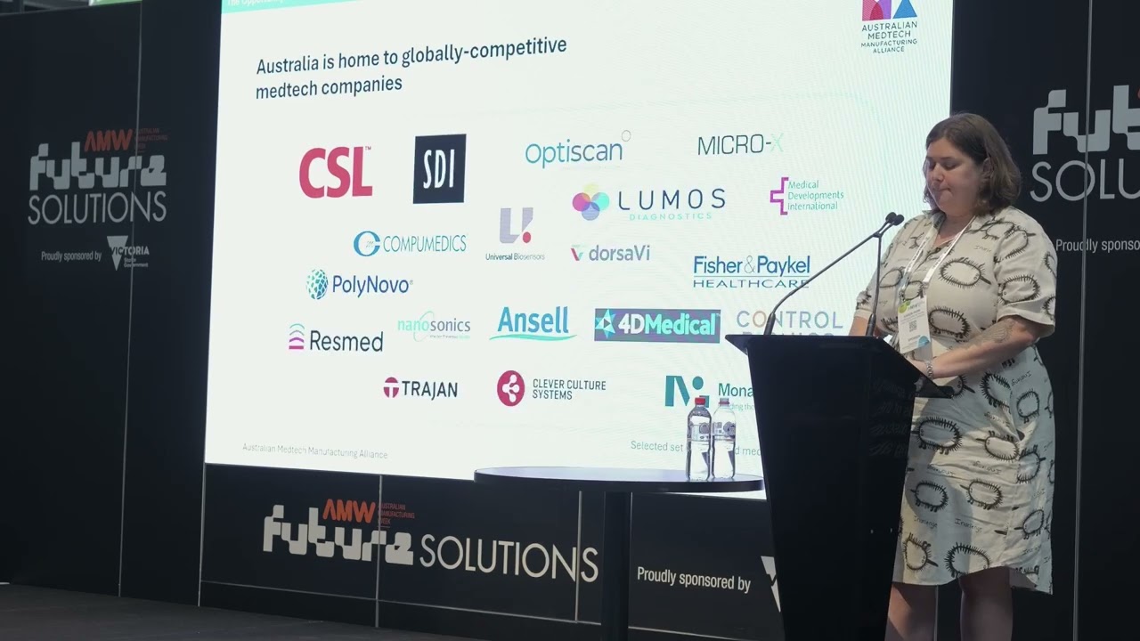 Fostering Industry Collaboration - The Australian Medtech Manufacturing Alliance
