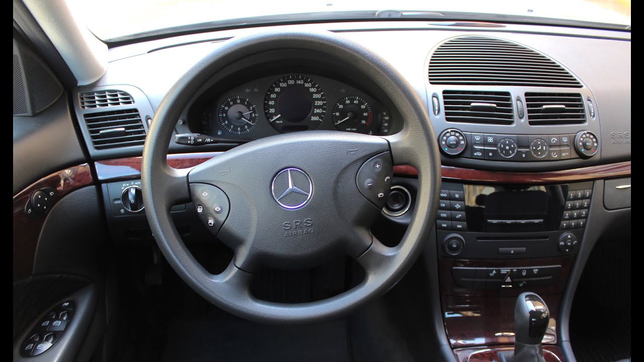 Mercedes E 200 Kompressor 0-100 km/h acceleration