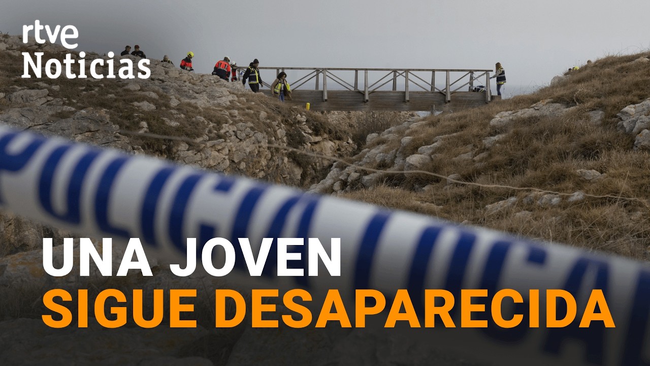 SE BUSCA a una JOVEN DESAPARECIDA al HUNDIRSE una PASARELA en SANTANDER | RTVE Noticias