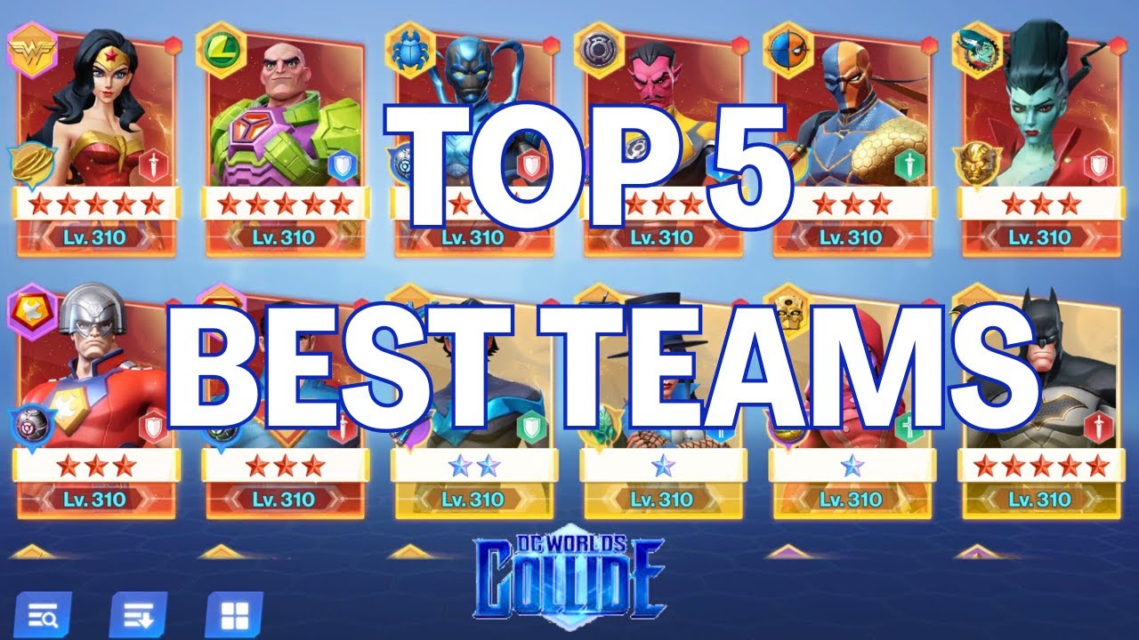 Top 5 Best Teams September 2025 - DC Worlds Collide