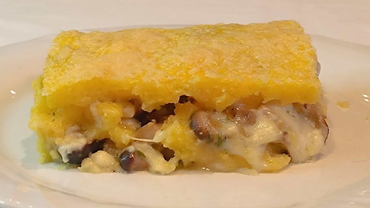 SFORMATO POLENTA E FUNGHI  roba di montagna