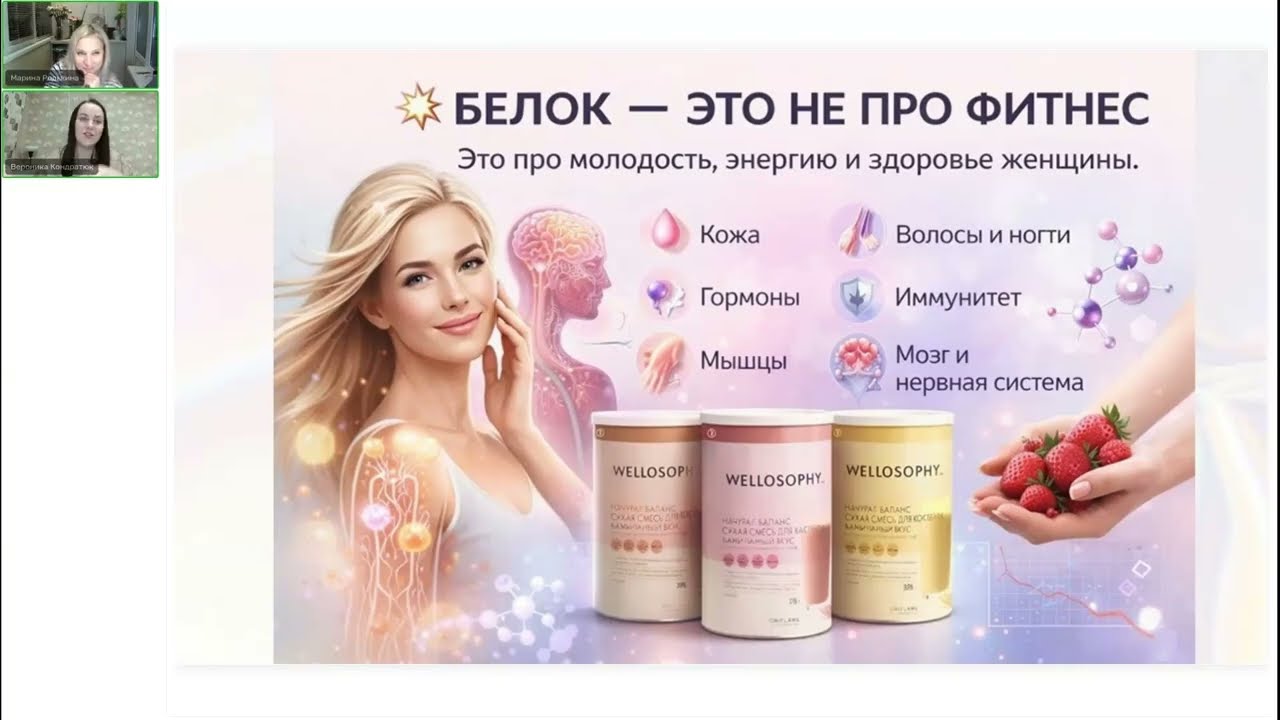 Роль белка в организме человека. Коктейль Nature Balance Wellosophy Oriflame.