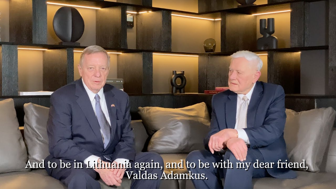 President Adamkus & Senator Durbin - American-Lithuanian Friendship