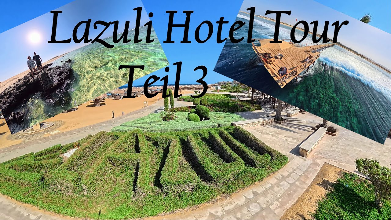 Hotel Lazuli Teil 3  2025 Marsa Alam Ägypten - Rundgang im Hotel, Strand und Steg