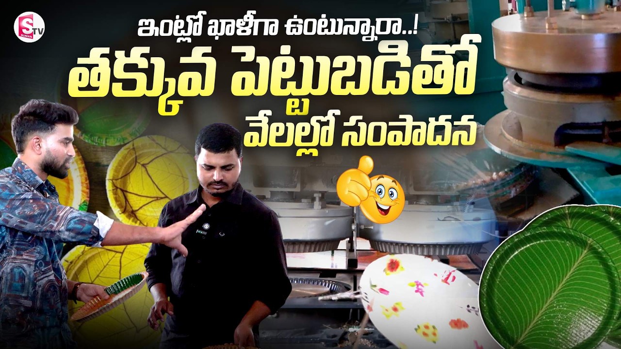 ఆడవాళ్లకు అద్భుత అవకాశం | Dispo Plate Business Complete Details In Telugu | SumanTV Sai | Suman Tv