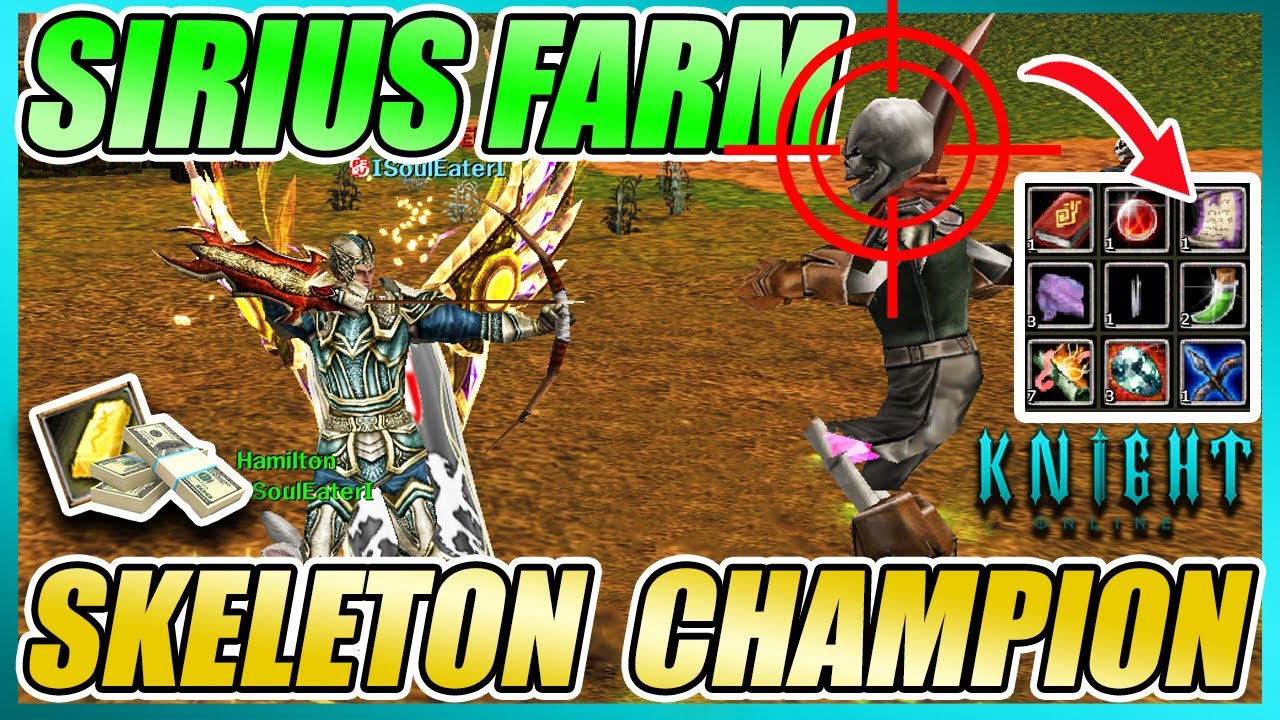 ¿Vale la Pena? Farm Skeleton Champion x 1 Hora Rogue Archer Sin DC Premium Knight Online Sirius 2022