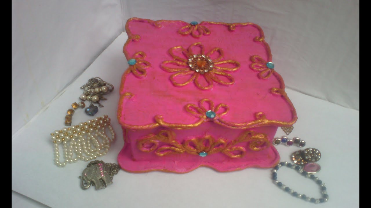 CON CARTON !!! JOYERO  FACIL Y ECONOMICO!!   EASY AND ECONOMIC JEWELERY !!