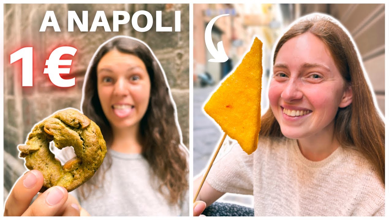 COSA MANGIO CON €1 A NAPOLI 🇮🇹 cibo street a poco prezzo