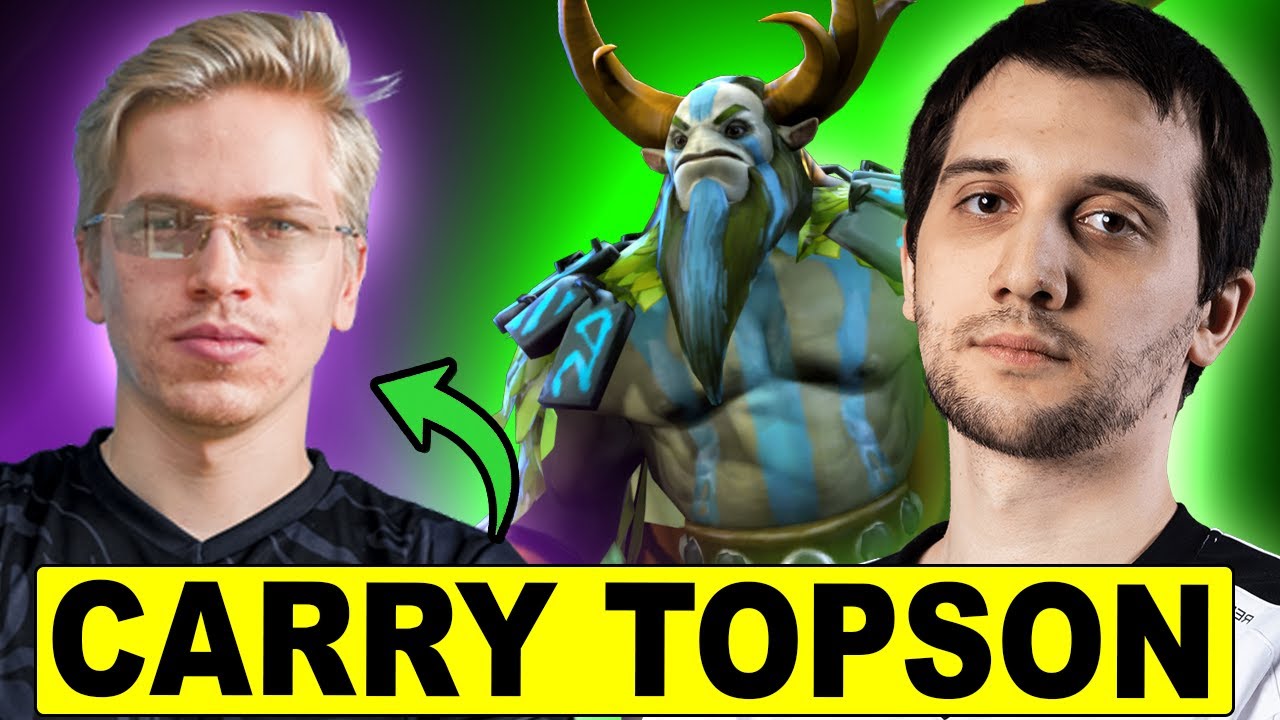 Arteezy Nature's Prophet CARRIES TOPSON Invoker