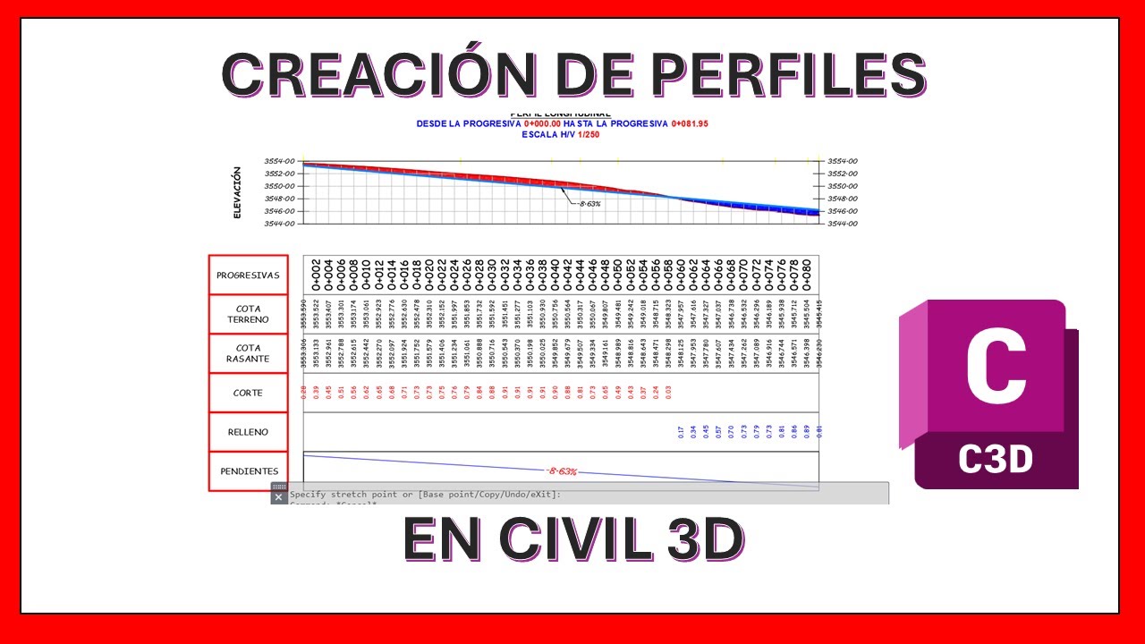 📚 CIVIL 3D: CREACIÓN DE PERFILES || RASANTE