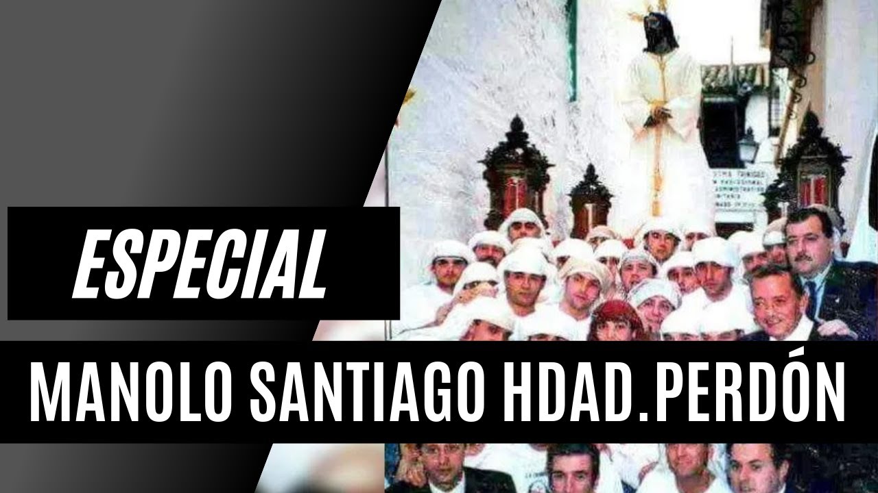 Manolo Santiago en la Hermandad del Perdón de Córdoba