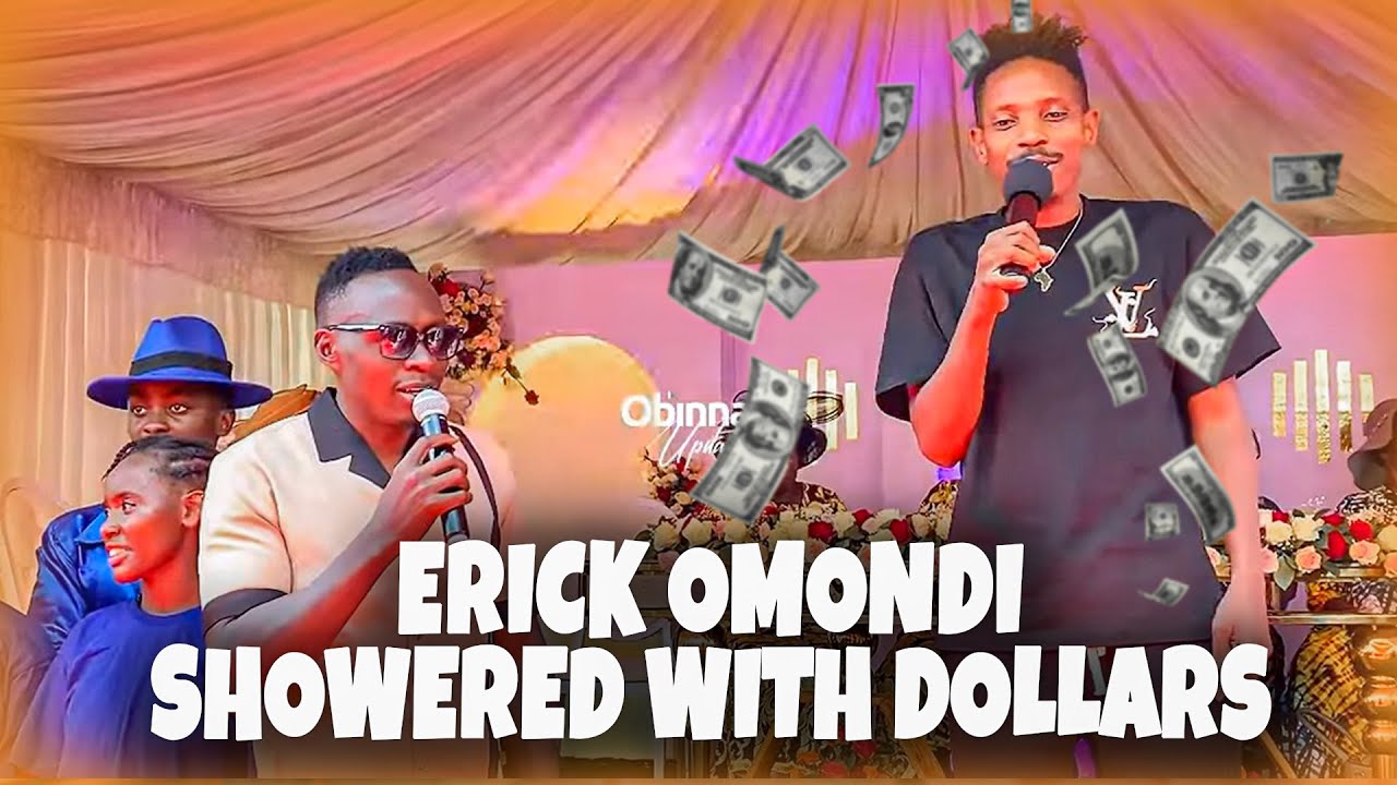 Erick Omondi Showered With Dollars At Oyugis Alongside Oga Obinna and Dem Wa Facebook