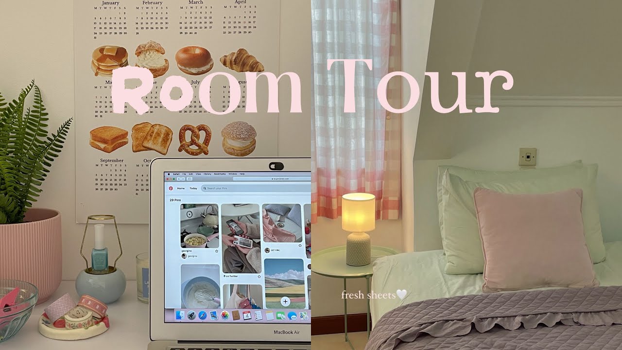 ROOM TOUR 🛋 | pastel soft color theme 4x4 bedroom