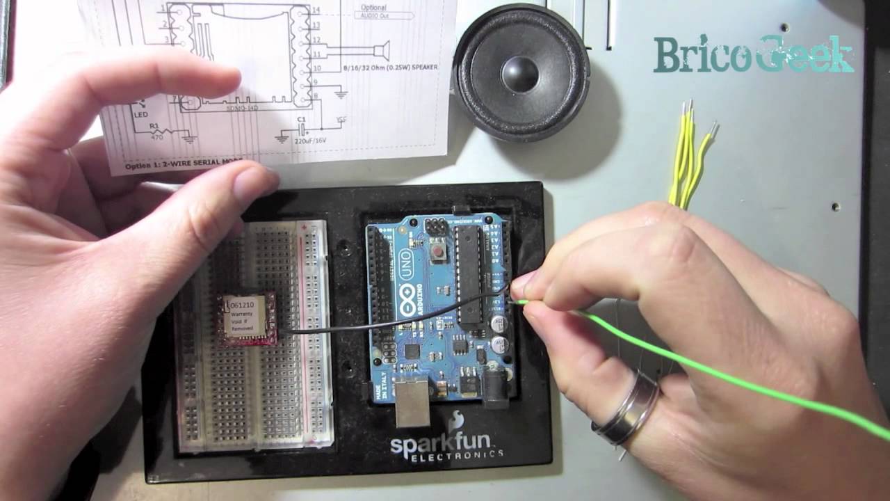 Tutorial Arduino: Audio y reconocimiento de voz (SOMO14D)