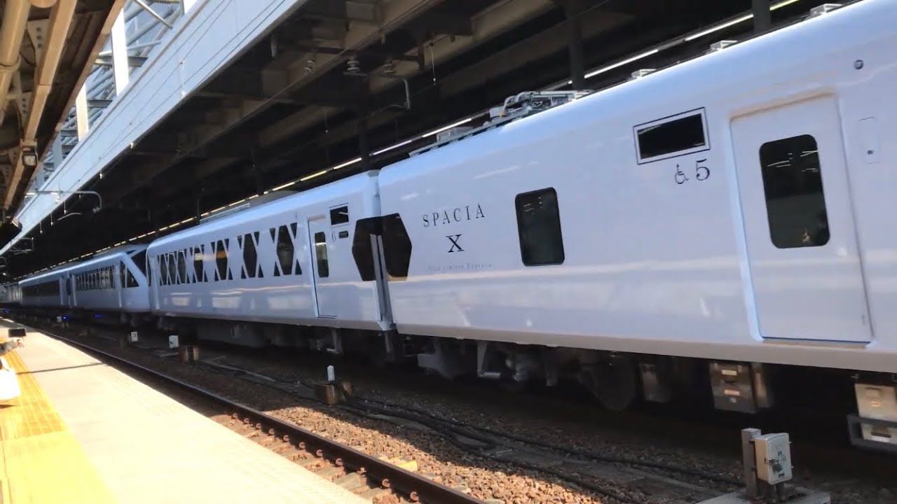 【新型車両‼️スペーシアX】東武N100系甲種輸送　名古屋駅通過