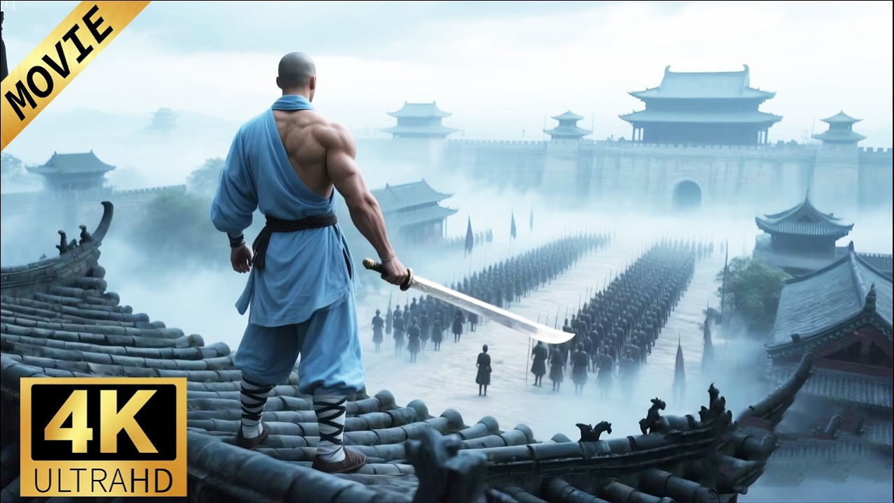 🔥十万恶霸屠杀少林寺，谁料少年有绝世武功，一人秒杀全场！#功夫#china   #武侠 #kungfu#武间道