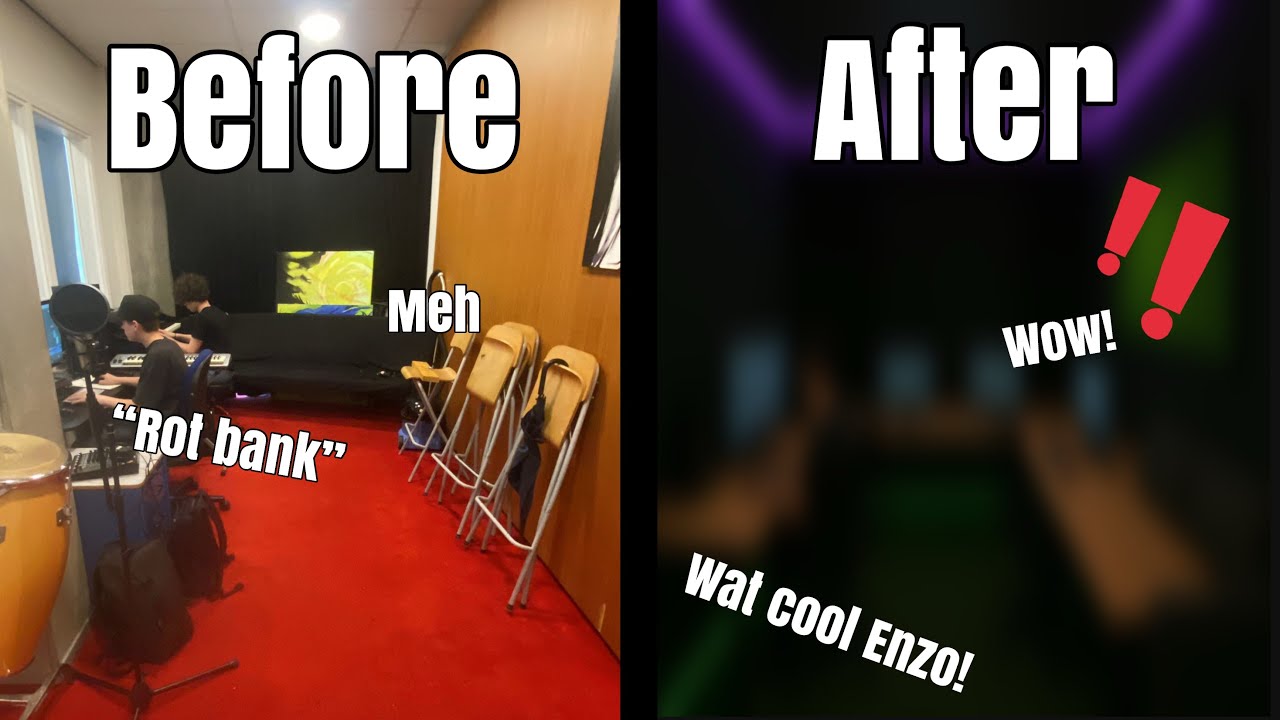 MUZIEKSTUDIO OP SCHOOL VERBOUWEN?  PT.1