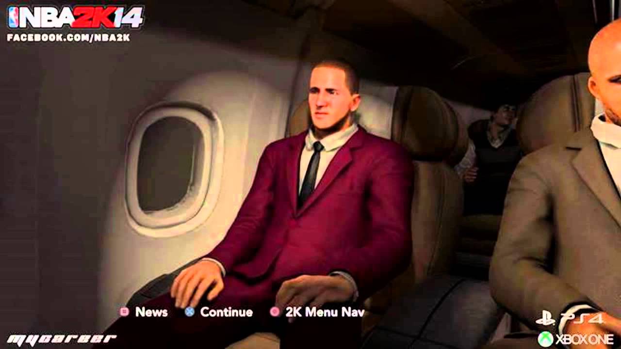 NBA 2K14 Next Gen MyCAREER Mode News- Plane Screenshot= More interactions?
