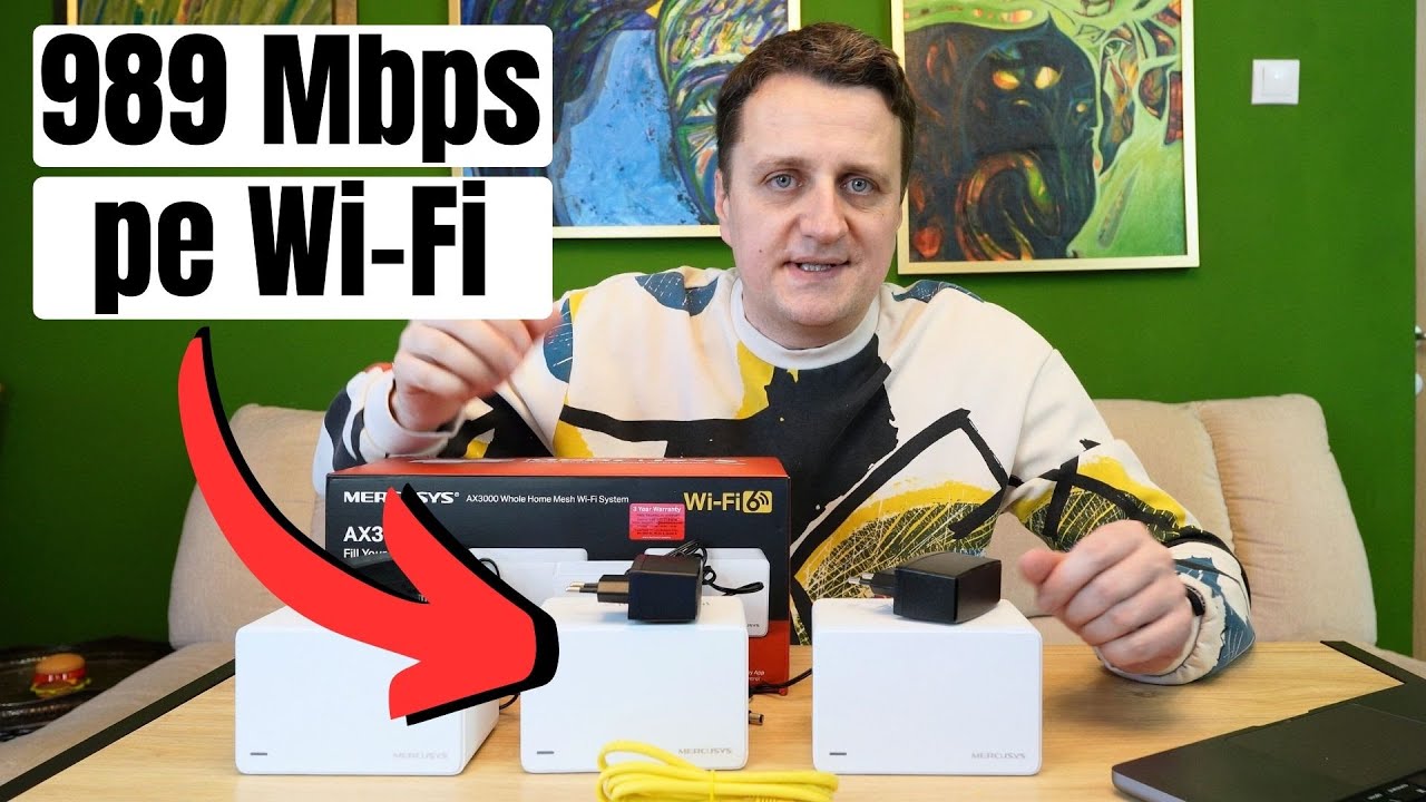 Mercusys Halo H80X: router mesh de 989 Mbps și aplicație excelentă (review)