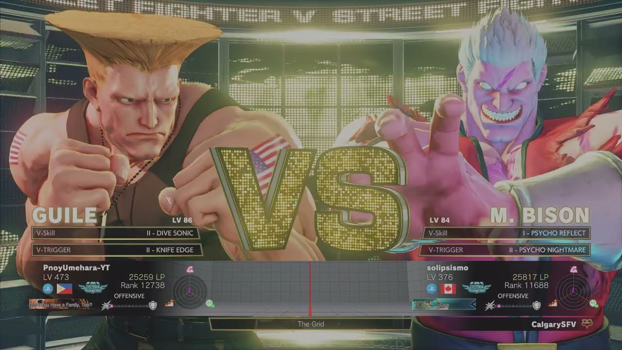 Guile VS M. Bison (solipsismo) | Street Fighter V: Champion Edition #mbison #streetfighter #guile