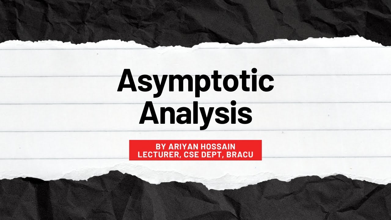 Chap 1.2: Asymptotic Analysis