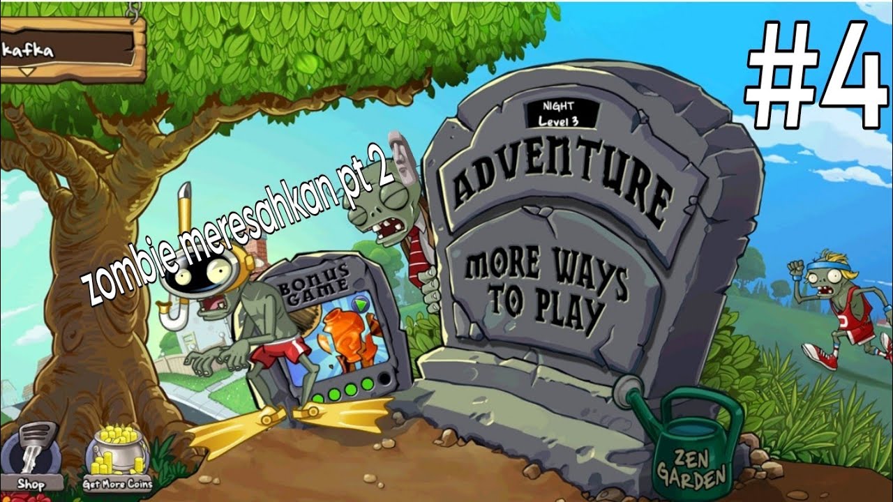 ketemu zombie meresahkan pt 2 😭 #pvz
