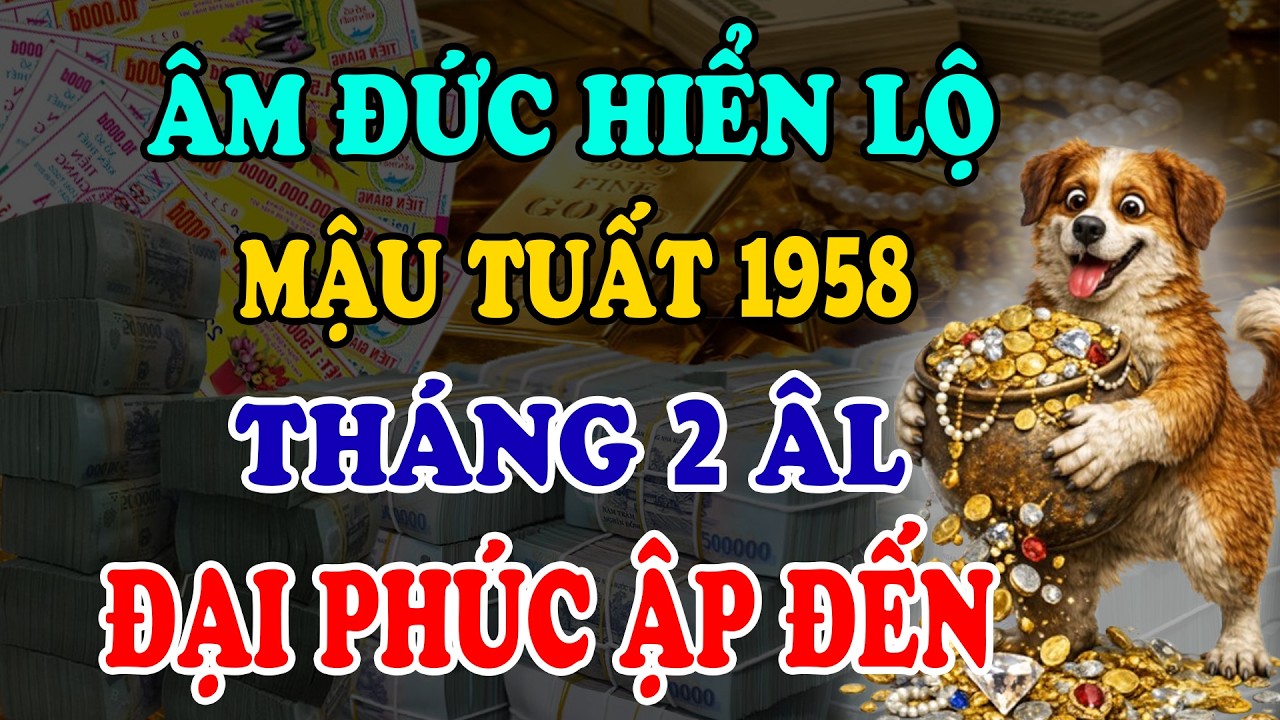 MẬU TUẤT 1958 Hết Sạch Khổ Nạn! Chỉ Cần 8 Dấu Hiệu Này Xuất Hiện, Đại Phúc Ập Đến Tháng 2 Âm Lịch