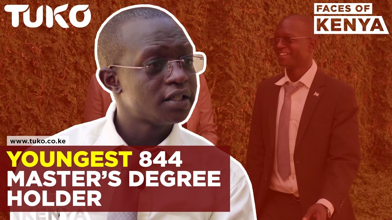 The Youngest and Jobless Master's Degree Holder in Kenya | Tuko TV