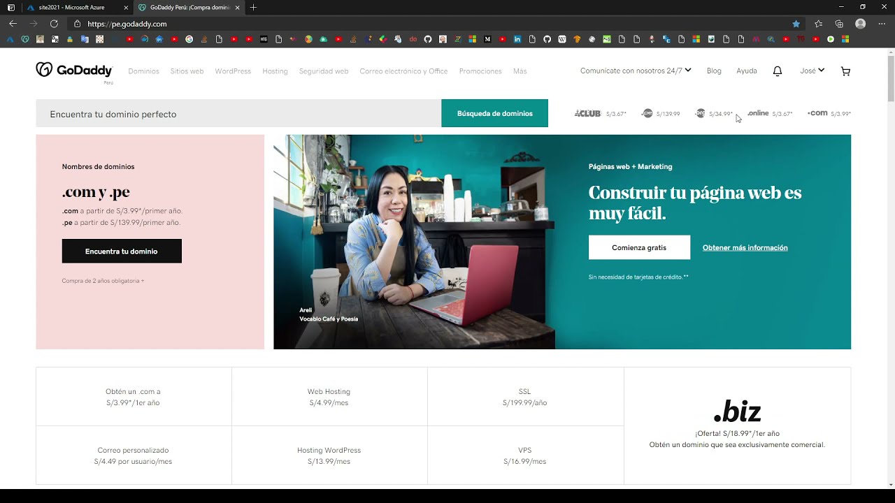 Agregar certificado SSL a un dominio personalizado en Azure sobre una aplicación web ASP.NET Core 5