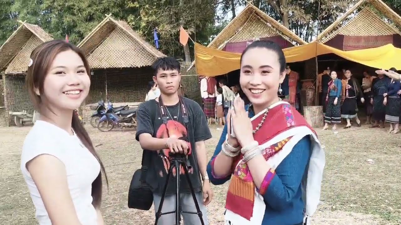 เชิญเที่ยวชมงานบุญกระบองใหญ่บ้านโพนงามเมืองอาดสะพอนแขวงสะหวันนะเขตสปปลาว