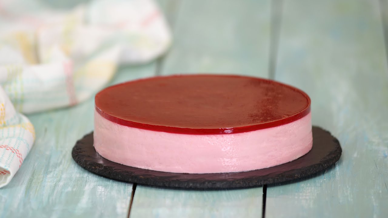 Малиновый Муссовый Торт Без Выпечки