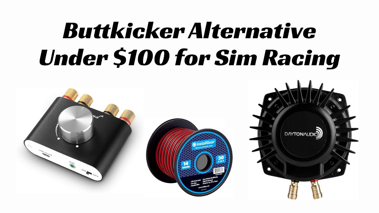 Buttkicker Alternative Under $100 for Sim Racing