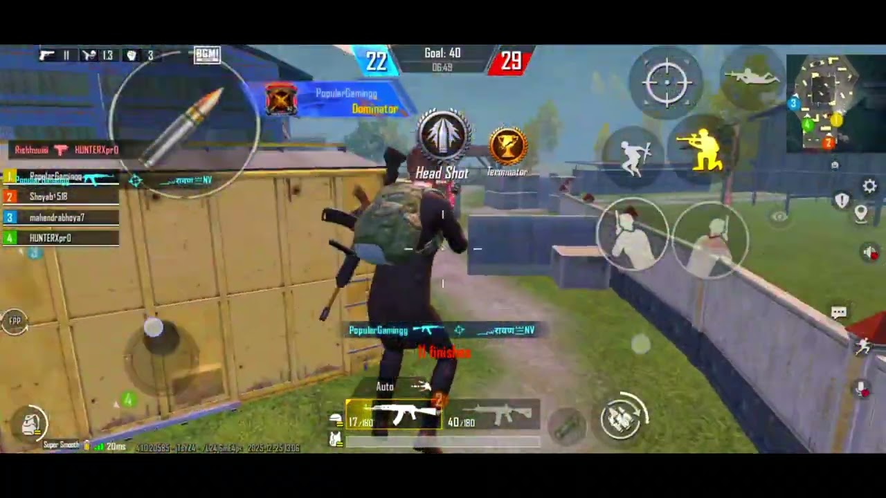 BGMi  game pubg mobile free fire gun game gun shooting game fight game popular gam