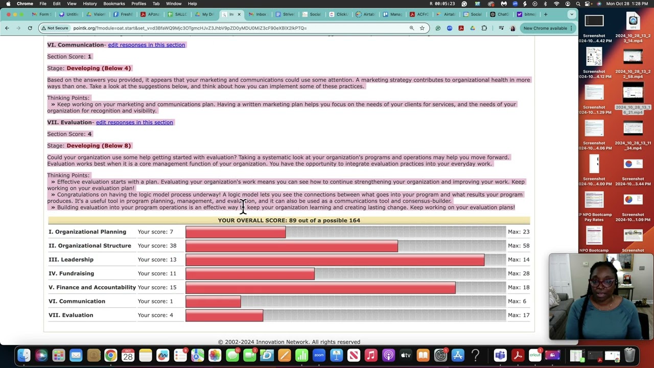 Org Assessment SALLC CP TRAINING