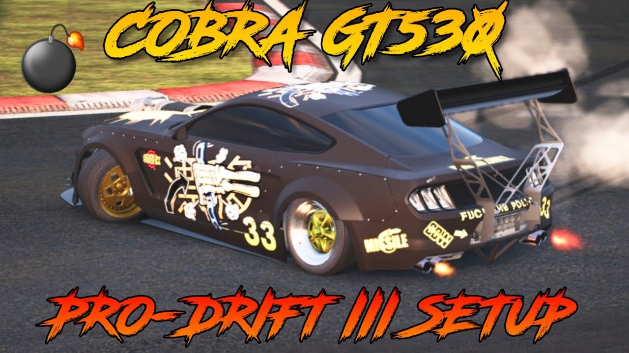 [CXDR2] Cobra GT530 Pro-Drift III Custom Setup (2019 Ford Mustang Shelby GT350)