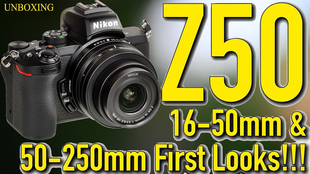 Hindi Unboxing NikonZ50 16-50mm+50-250 Lens All kit Dual batery With SD CardAll Aseseries With Combo