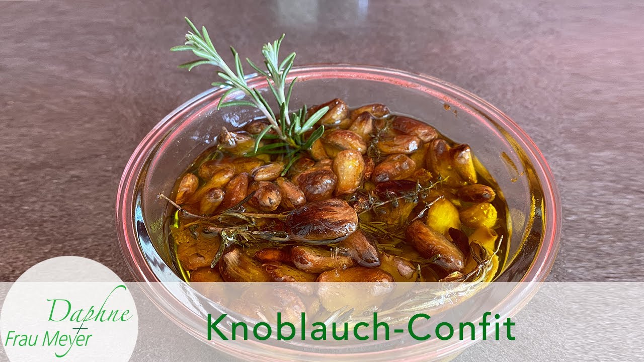 Wir feiern den Tag des Knoblauchs mit einem perfekten Knoblauch Confit.