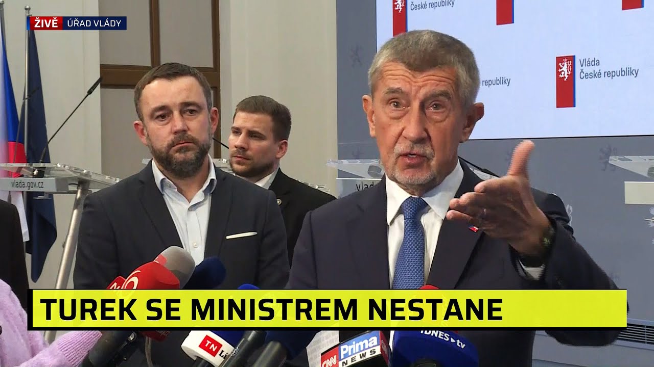 Babi&scaron;: Prezident Turka ve vl&aacute;dě nechce. Mrz&iacute; mě to, mohl sp&aacute;chat dobr&yacute; skutek