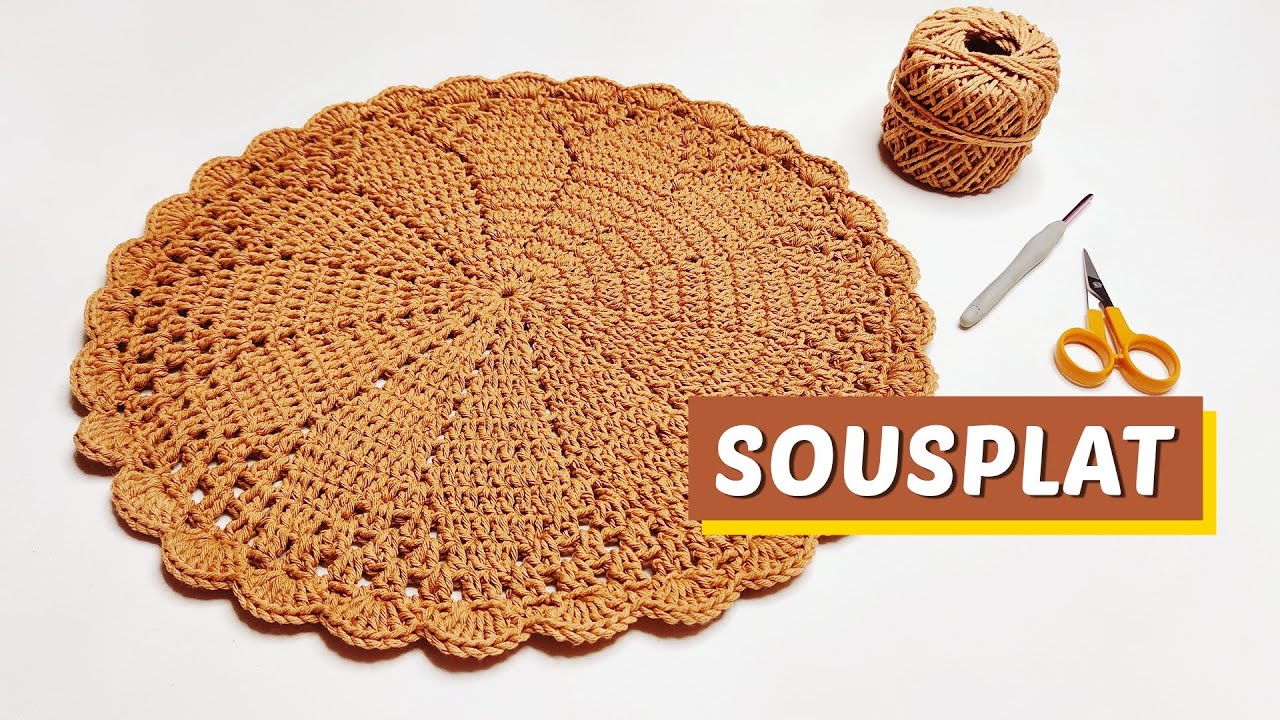 Sousplat Terracota de crochê - Wagner Reis