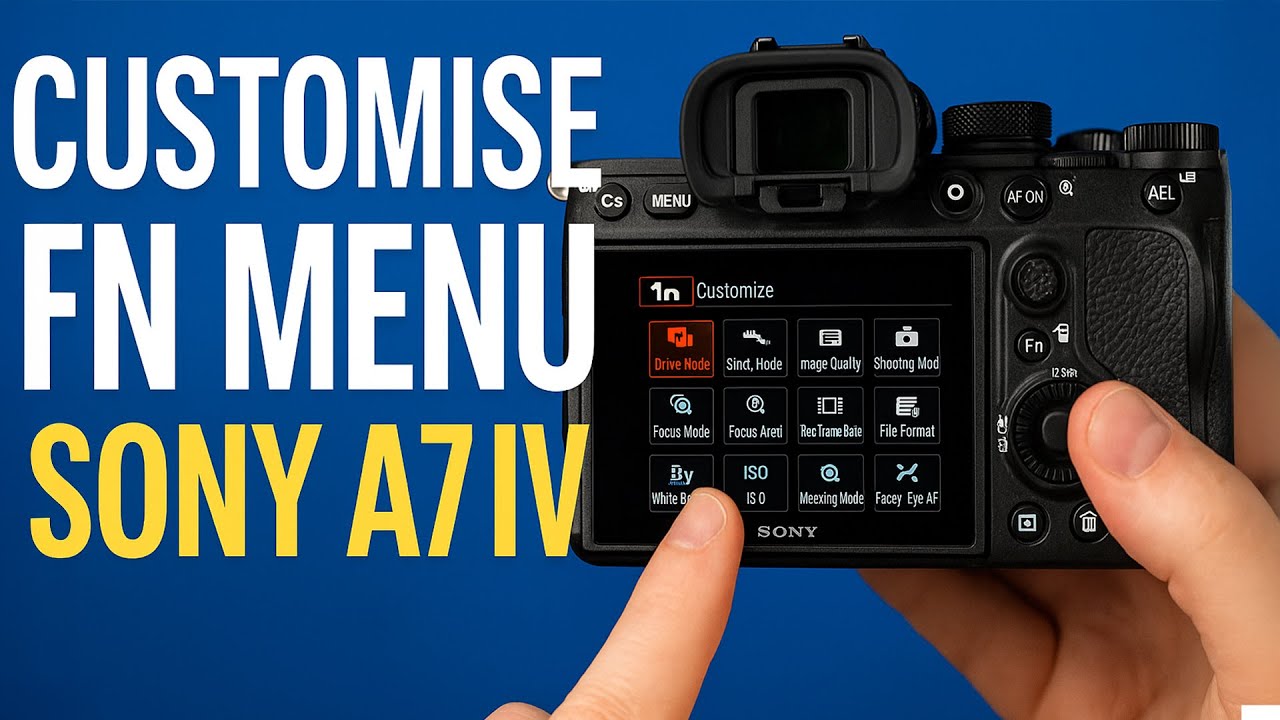 Как настроить меню функций (Fn Menu) на Sony A7 IV