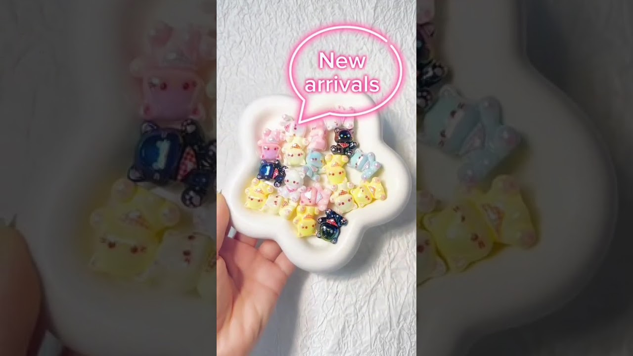 Beadable BlissAcrylic Beads & Pendants Drink Milk Bubble Bottle Cup Jewelry Accessories