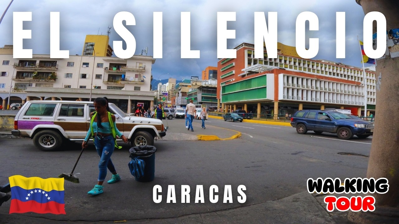 🇻🇪 CARACAS VENEZUELA ASÍ esta HOY el SILENCIO y sus BLOQUES 🏙️ WALKING TOUR 4K 2025