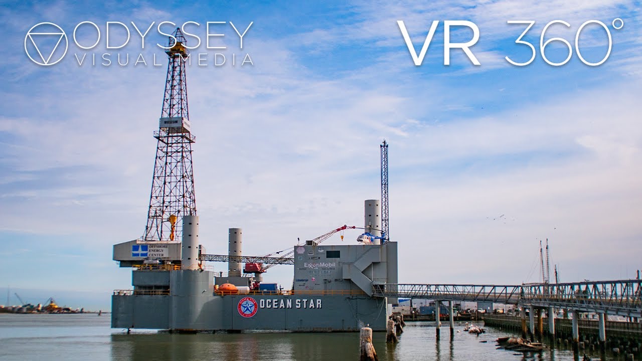 Offshore Rig VR 360&deg; Tour Experience Ocean Star Museum Oil Drilling Galveston Texas