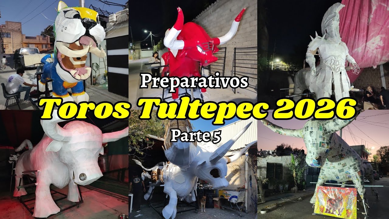 Preparativos De Algunos De Los Toros Pirotécnicos Para Este 6 De Marzo En Tultepec 2026 (5).