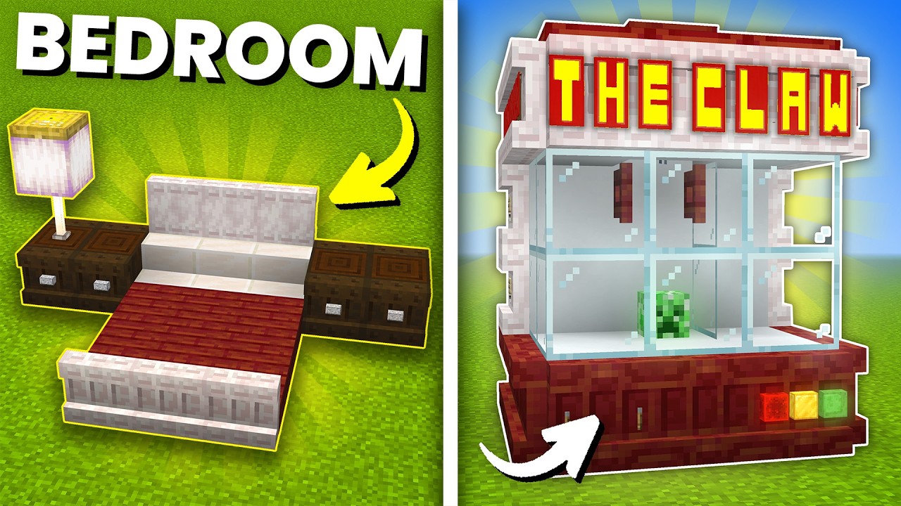 50+ Minecraft Furniture Ideas using Shelves