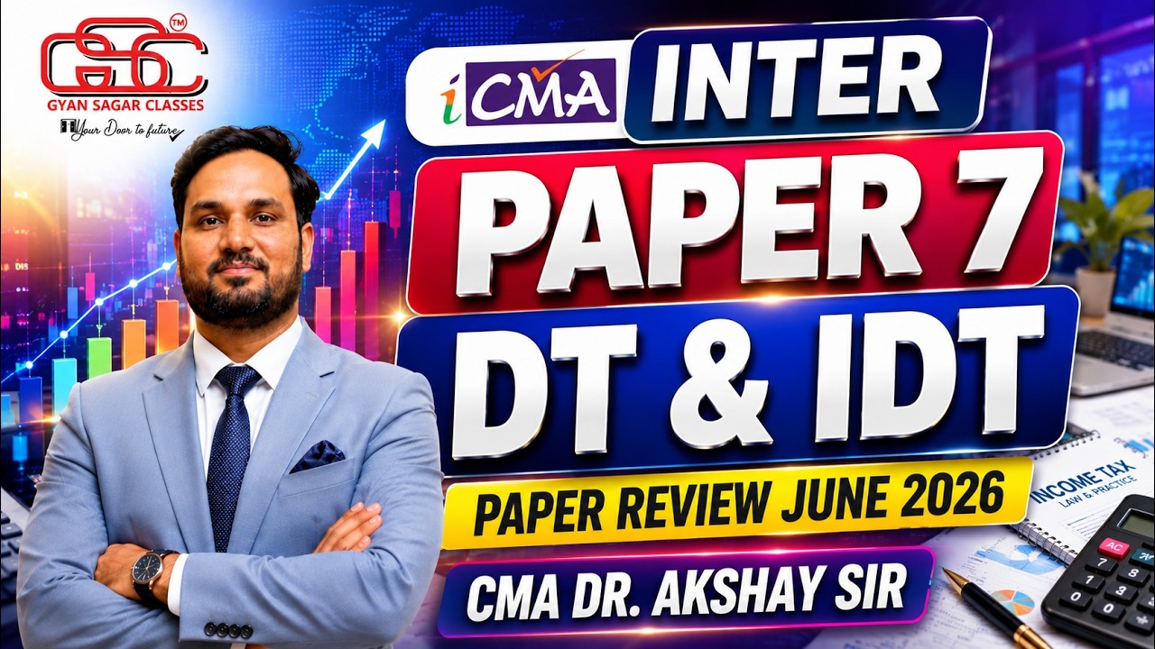 CMA INTER TAX JUNE 26 EXAM MCQ ANSWER AND PAPER REVIEW | CMA DR AKSHAY SEN | CMA INTER DT & IDT